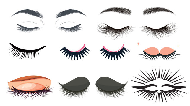 Closed eye with slightly curled eyelashes in soft minimal style, delicate beauty detail portrait featuring natural skincare, elegance, femininity, calm expression and cosmetic aesthetics