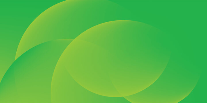 abstract grenn background with cirle shapes