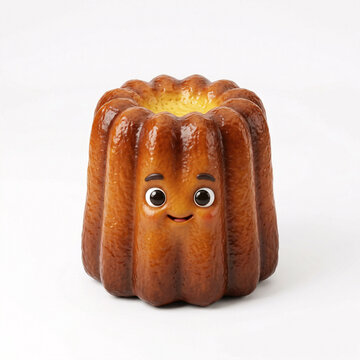 Canel&eacute; Bordelais Souriant en 3D