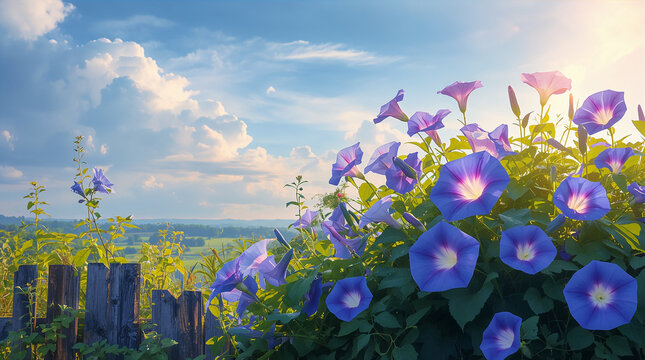 真作/高木富三/冨三/朝顔図/横物/夏の花/アサガオ/掛軸☆宝船☆AI-284 夏 日本 朝顔 風景」の写真素材 | 2,019件の無料イラスト画像 | Adobe