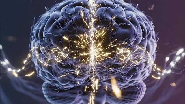 Detailed High-Resolution CGI Visualization of Brain Activity and Neural Pathways Related to Sleep Fragmentation in Medical Science