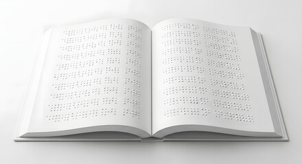 Fototapeta premium Open Braille Book