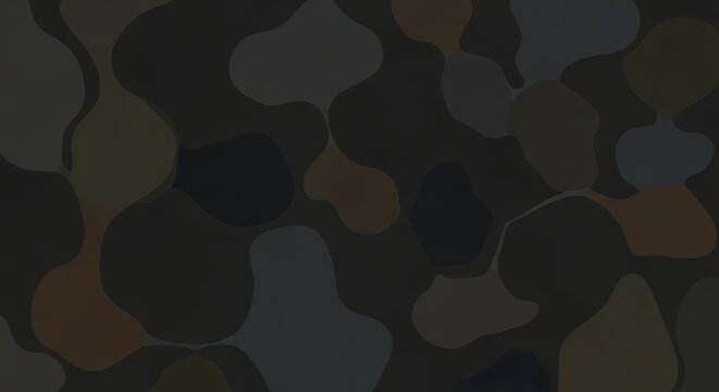 Dark Military Camouflage Pattern Background with Tactical Earth Tones