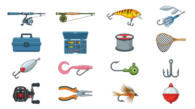 Fishing gear and tackle accessories.