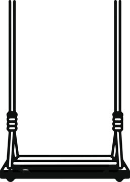 Four Striped Vertical Bars on Textured Background