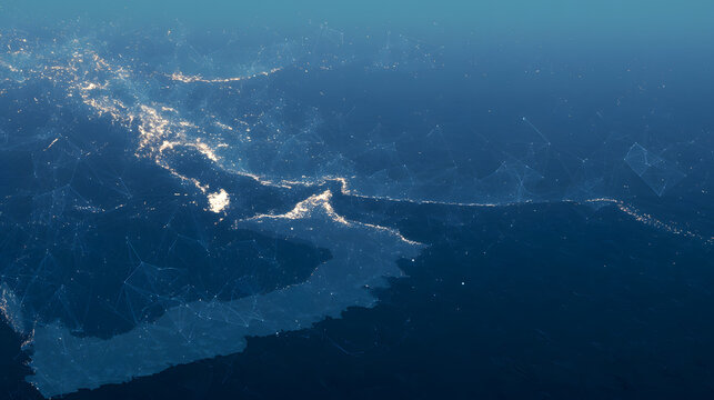 Persian Gulf Security Surge with Interconnected Alert Networks Over Strategic Waters