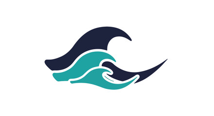 Fototapeta premium vector illustration of a wave