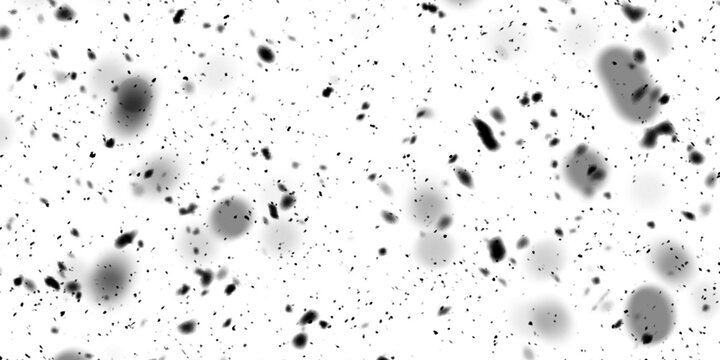 Black Dust Particles and Gritty Dirt Specks Texture Overlay