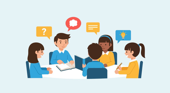 Children Learning Together: Collaboration, Ideas, and Discussion
