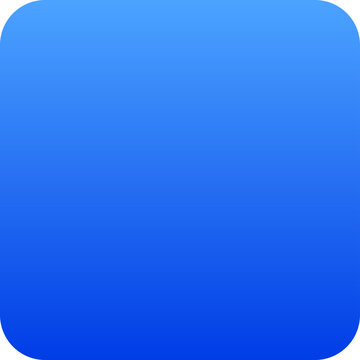Vibrant blue gradient square icon for geometric design and layout