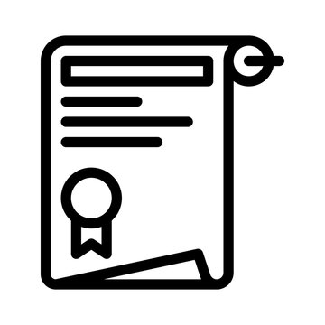 constitution line icon