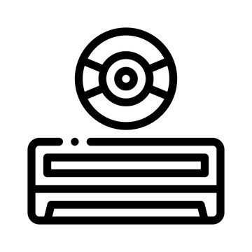 discman line icon