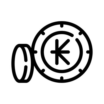 koruna line icon