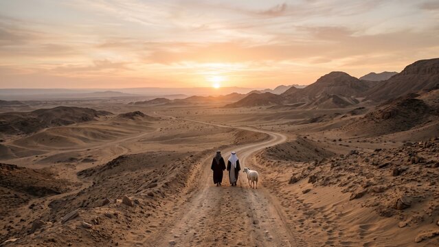 Following the path of Ibrahim and Ismail: A conceptual desert journey