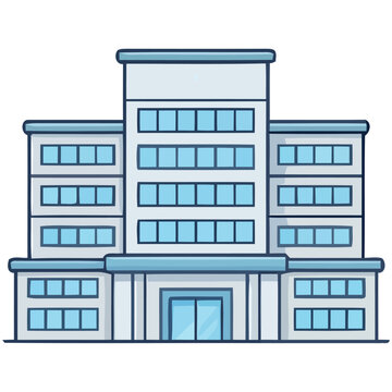 Modern Hospital Building