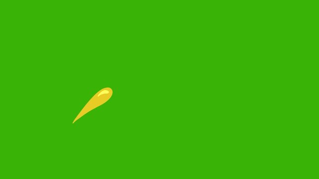 Cartoon Thick Liquid Transition on Green Screen &ndash; Animated Liquid Wipe Effect