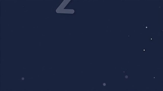 Flat Crescent Moon Stars Twinkling Floating Zzz Sleep Animation Loop &mdash; Sleep Health Recovery Rest Wellness Motion Graphic