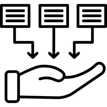 Data Classification Outline Icon