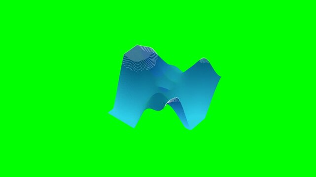 Selective Flop Loses wave green screen