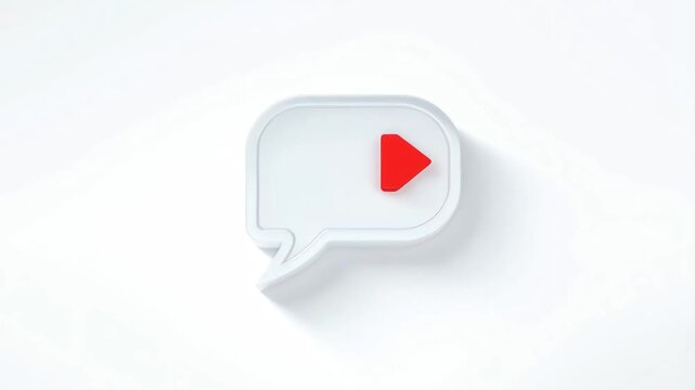 Create modern message typing bubble animation for clean chat UI in 4K