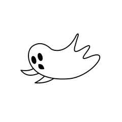 Obraz premium Cute ghost