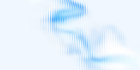 Abstract blue light streaks creating dynamic motion blur on white background © VectorGhor