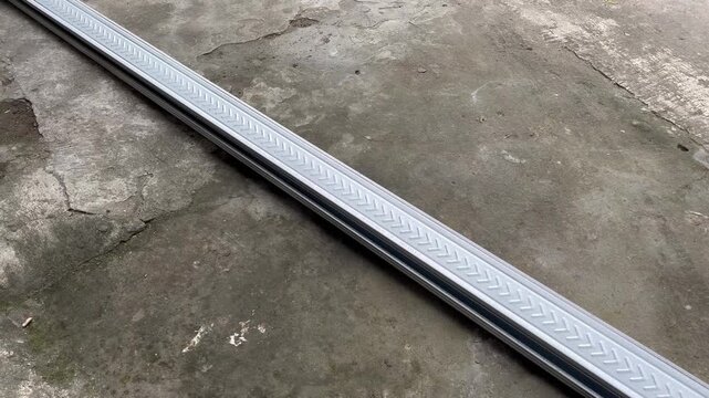 Lightweight Steel Truss Profile on Concrete Floor