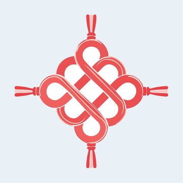 Red Chinese Knot Decoration