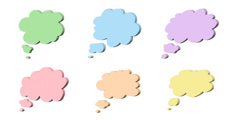 Obraz premium 3d speech bubble Blank empty message box Textbox frame for banners, price tags, stickers, design