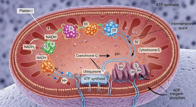 Detailed illustration of cell organelles functions.