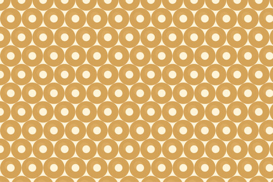 Plain bagel pattern background illustration