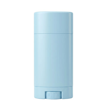 Light blue deodorant stick cosmetic packaging