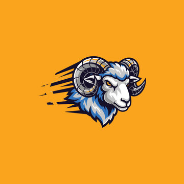 Illustration of a Rams Head.