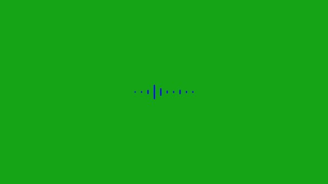 White audio waveform spectrum animation

