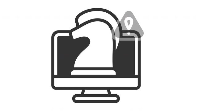 Animated trojan icon
