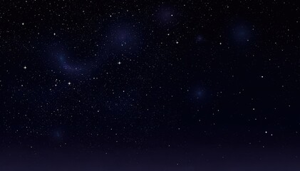Fototapeta premium Celestial Tapestry: A mesmerizing panorama of the night sky, showcasing a myriad of twinkling stars, constellations, and the vast expanse of the cosmos.