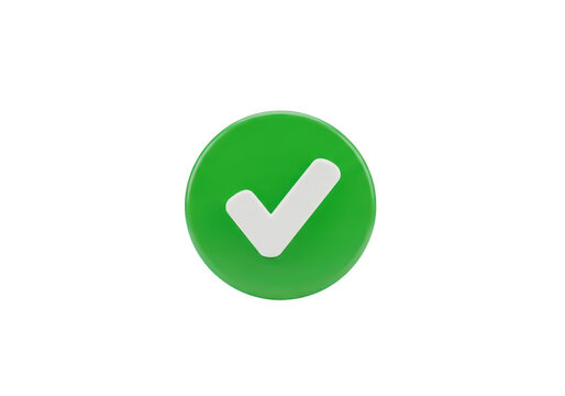 Green checkmark symbol in a circle