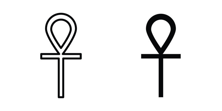 Ankh icon elements pack. icons suitable for projects