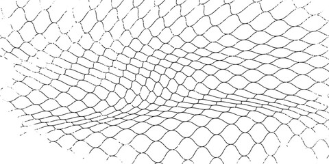 Mesh texture for fishing nets. Grunge pattern for sportswear or soccer goal, volleyball net, basketball hoop, hockey, athletics. Grunge background © Adell