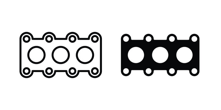 Car gasket icon elements pack. icons suitable for projects