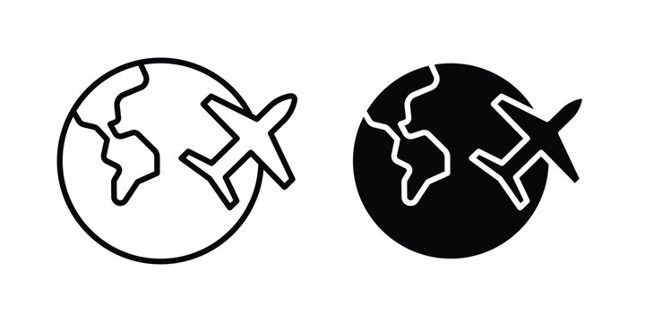 Trip icon elements pack. icons suitable for projects