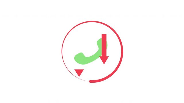 Financial Margin Call Warning Animation. Minimalist Trading Risk Motion Graphic with Transparent Background.