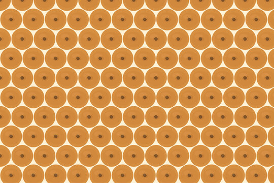 Japanese anpan pattern background illustration