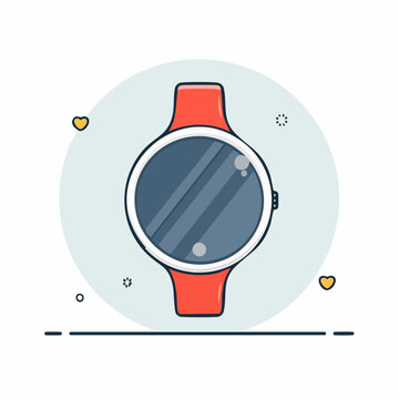 Modern Smartwatch Illustration