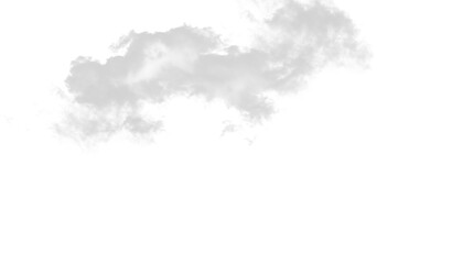 Fototapeta premium Transparent Grey Cloud PNG Overlay Isolated Atmospheric Smoke Effect Texture