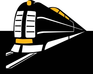 Train icon design vector © PINJORBODDH