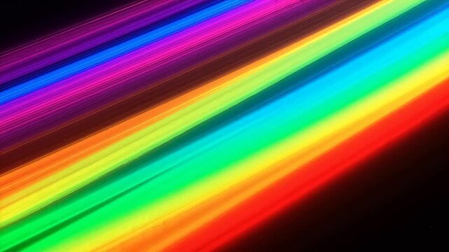 Rainbow Particles in Sinusoidal Flow on Dark Void