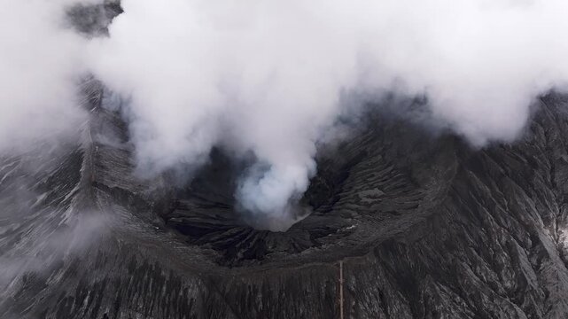 Epic Volcano Scenery from Above | Drone Shot Java Island Indonesia Mount Bromo