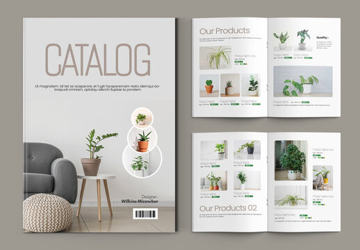 Product Catalog Brochure Template