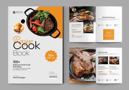 Recipe Cook Book Template Layout